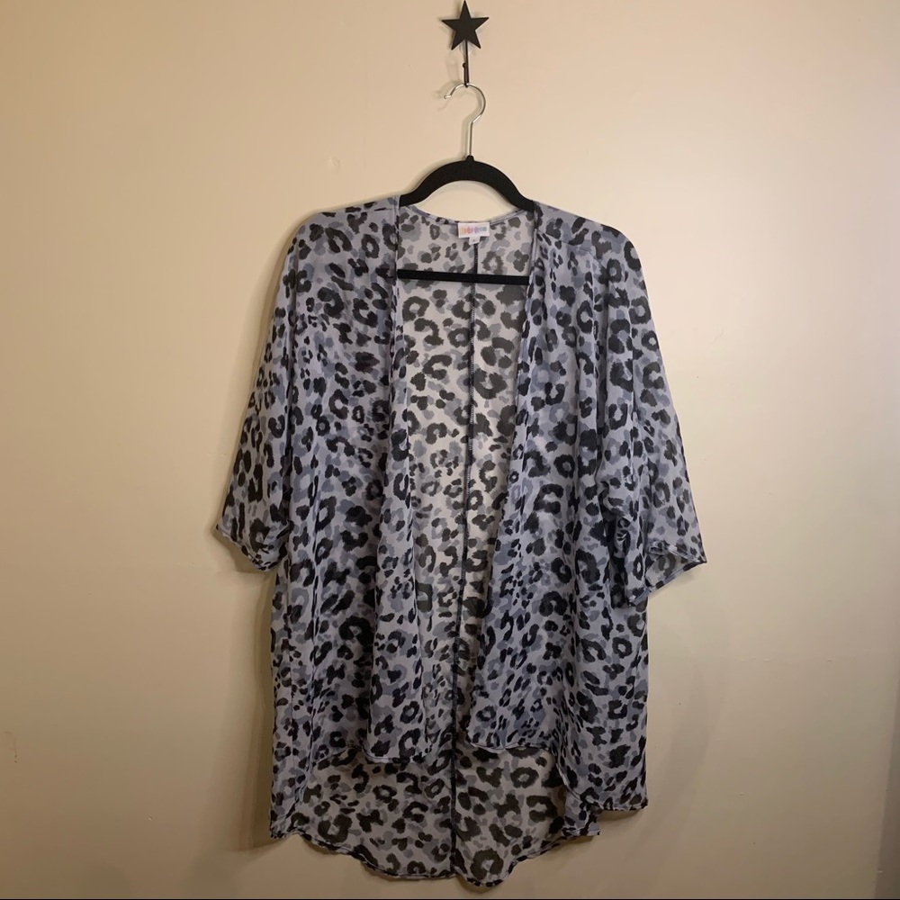 LuLaRoe Leopard Print Kimono